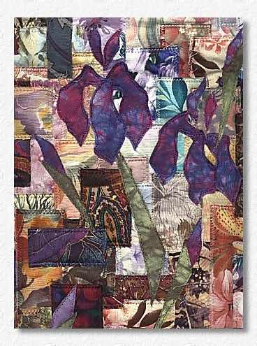 detail close-up of quilt