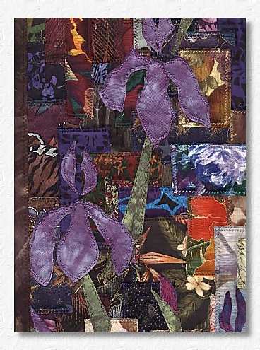 detail close-up of quilt