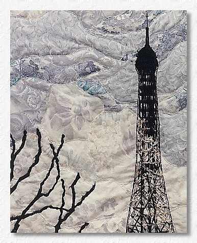 detail close-up of quilt