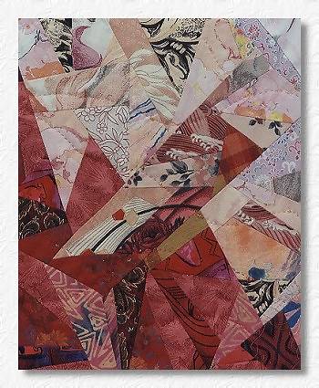 detail close-up of quilt